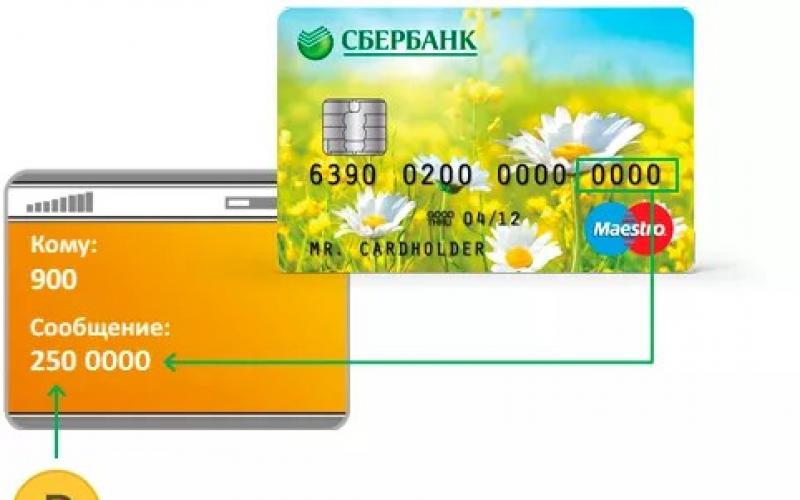 Sberbank ბარათიდან თქვენი ტელეფონის ანგარიშის შევსების ყველა გზა Sberbank-ის USSD ბრძანებების უპირატესობები